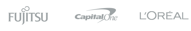 Fujitsu Capital One logos