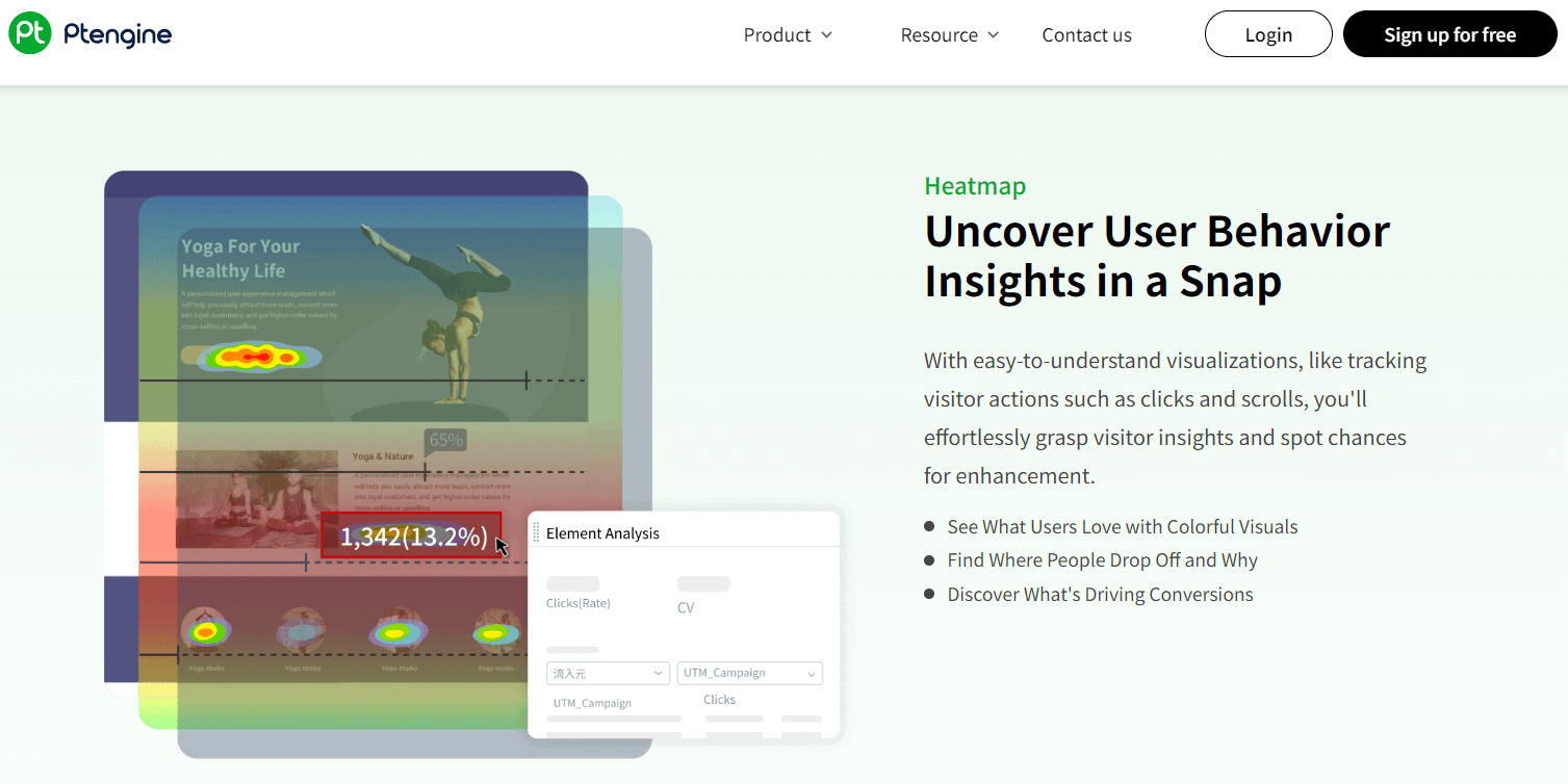 Multi-Dimensional Heatmapping Toolkit by Ptengine