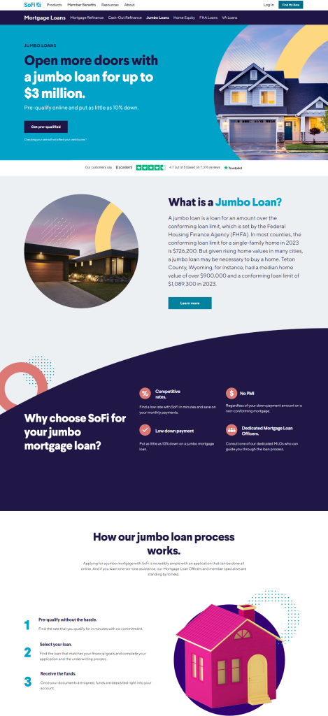 Landing_Page_for_Jumbo_Mortgage_Loans_Example - SoFi