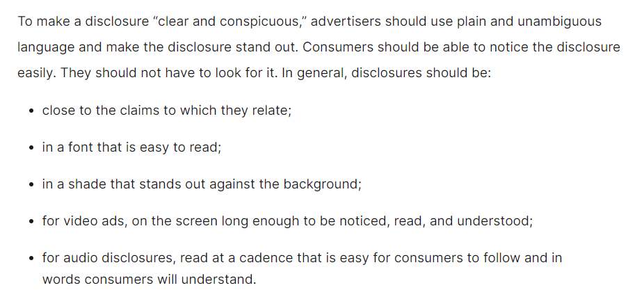 FTC endorsement guidelines for advertisers