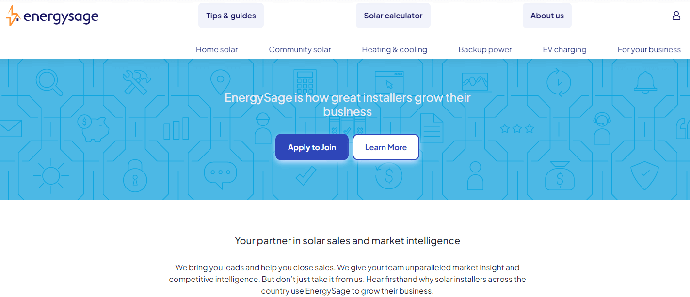 EnergySage homepage