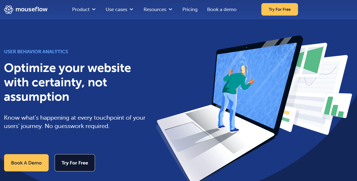 Mouseflow homepage